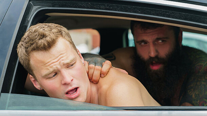 Earning The Car-Young and Tight Brent North Will Do Anything Burly Daddy Markus Kage Tells Him-Bareback-DadCreep