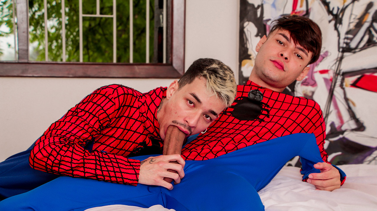 Hanry OnlyJapa and Fabriccio-Homem Aranha em-Foda lá em casa-Bareback-Meninos